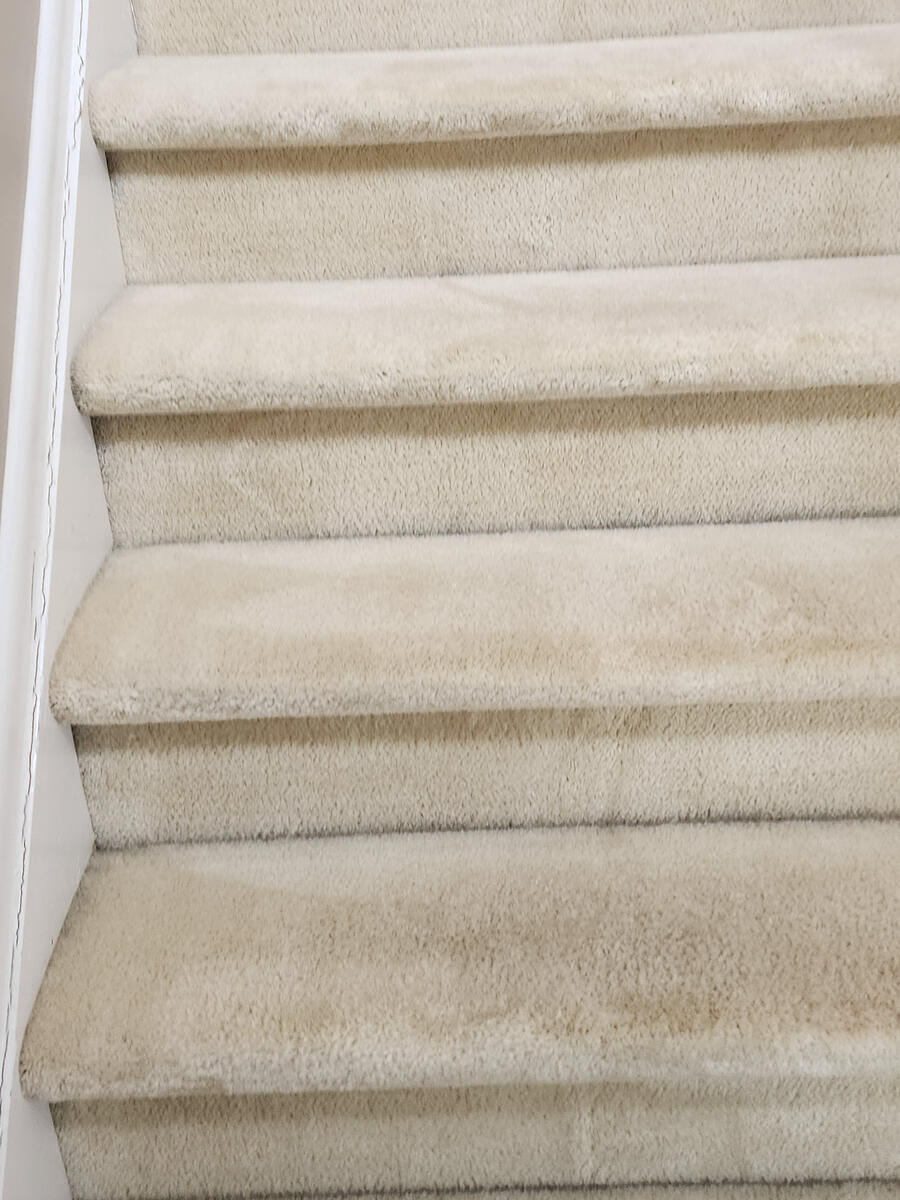Clean stair carpets / Alfombras limpias en escaleras